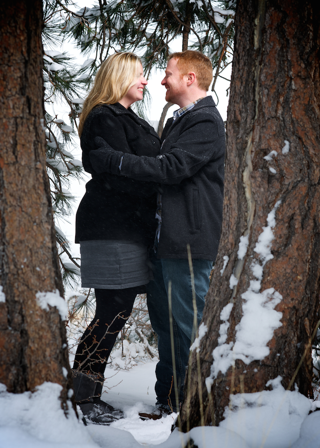 Elk Meadow Park Evergreen Colorado Engagement Engergetic