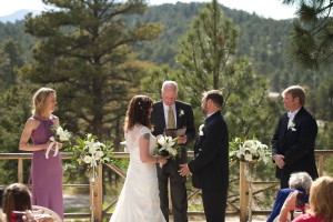 Wedding at Chief Hosa Lodge outside Golden, CO