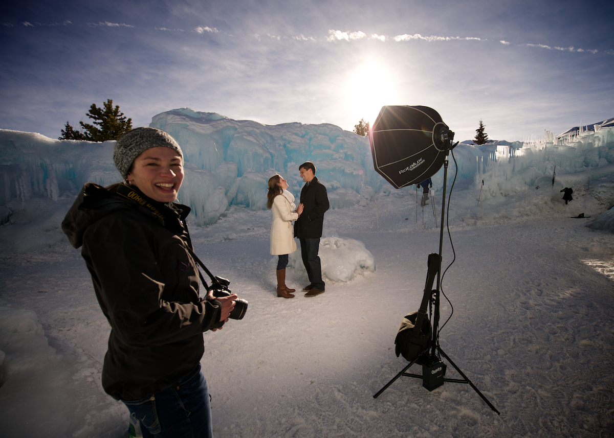 Behind-the-Scenes: Winter Whiteout Photoshoot