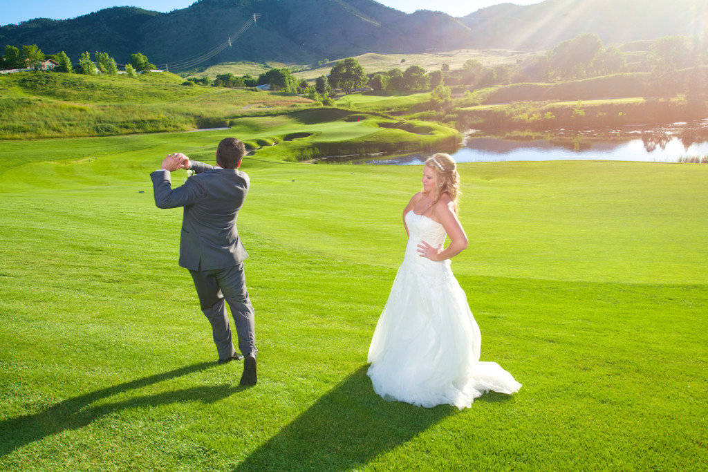Wedding at the Fossil Trace Golf Club in Golden, CO