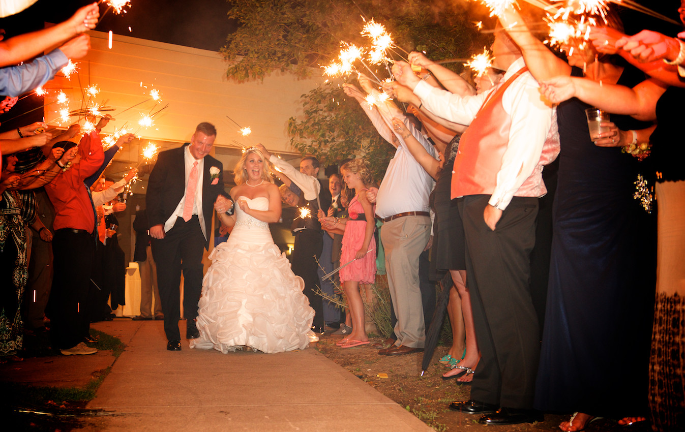 Wedding At Raccoon Creek Golf Course on 4th of July Holiday Weekend