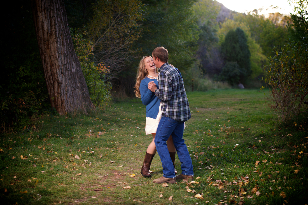 Engagement Session in Morrison Park by Heart Shaped Tree
