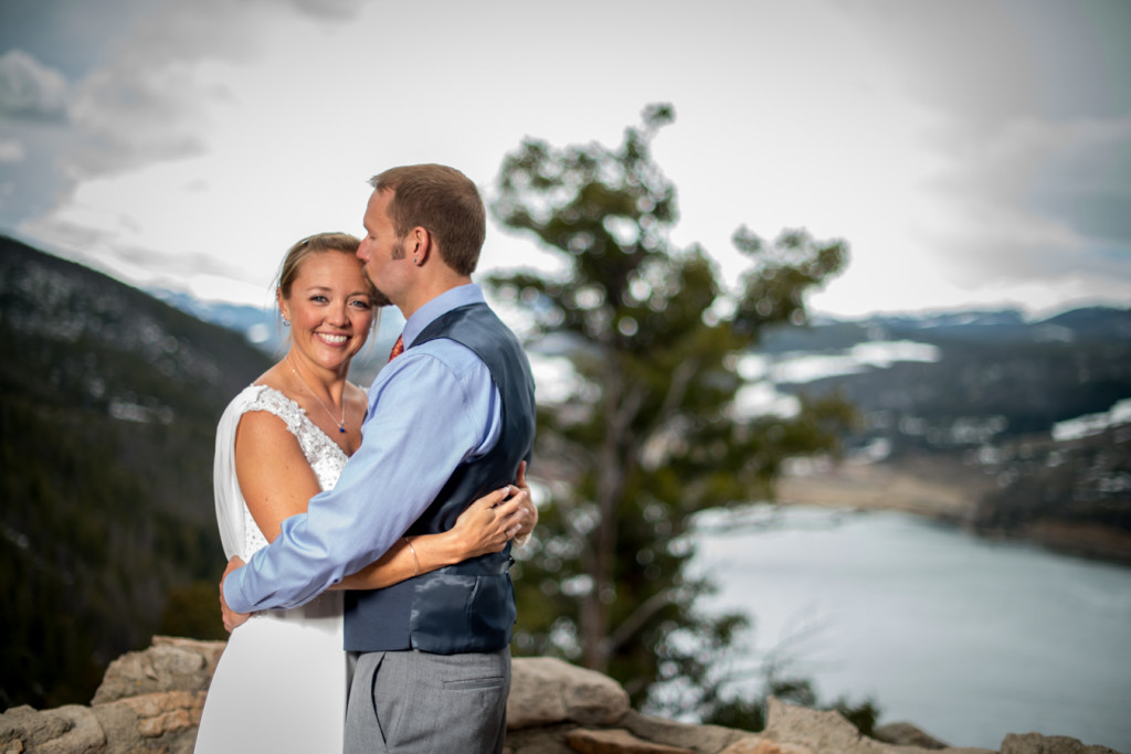 Wedding at Sapphire Point Overlook in Dillon Colorado