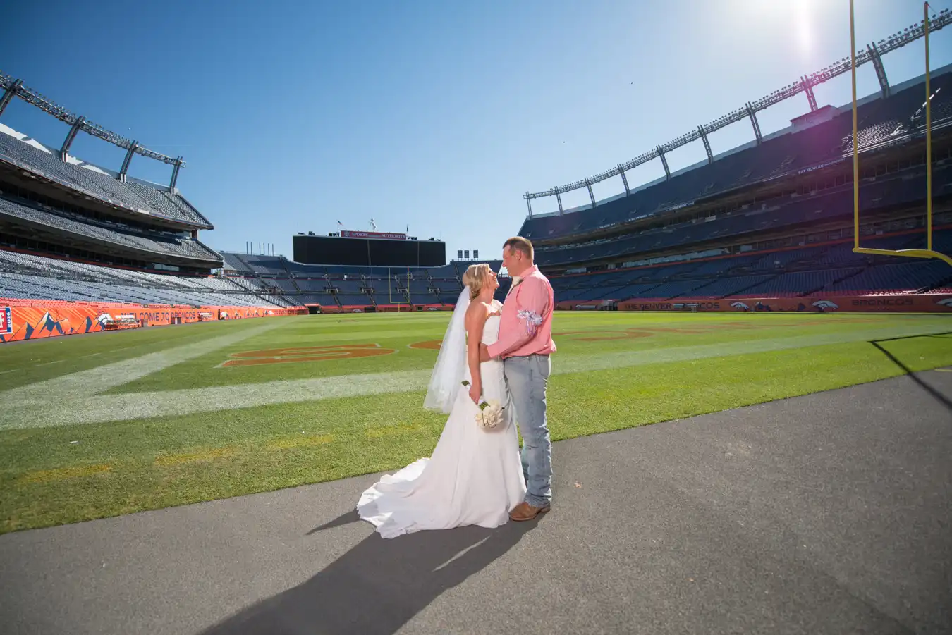 Broncos Stadium Wedding | Denver