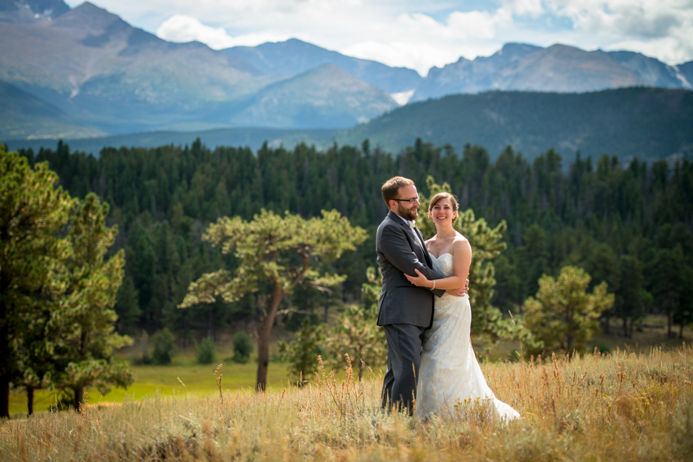 Wedding at Moraine Park Amphitheater in Estes Park in RMNP