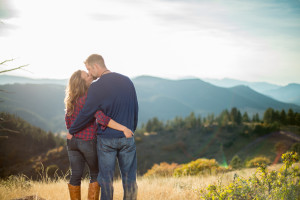 Engagement at Mt Falcon Park in the Fall with Playfulness