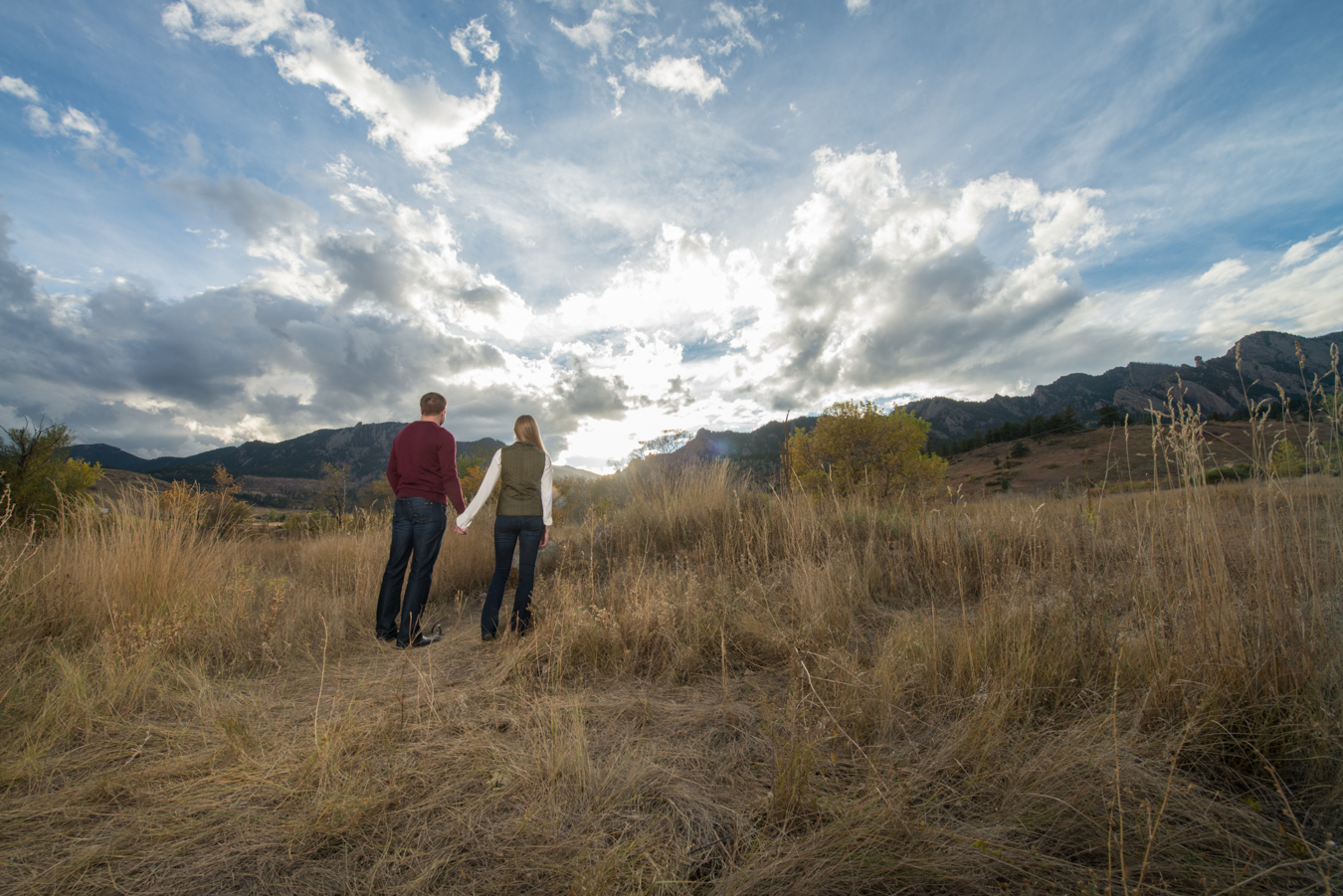 Engagement Session at South Mesa Trailhead in Boulder, CO