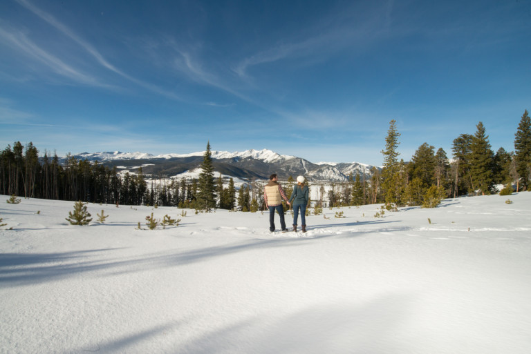 Proposal at Sapphire Point Overlook in Dillon in the Morning