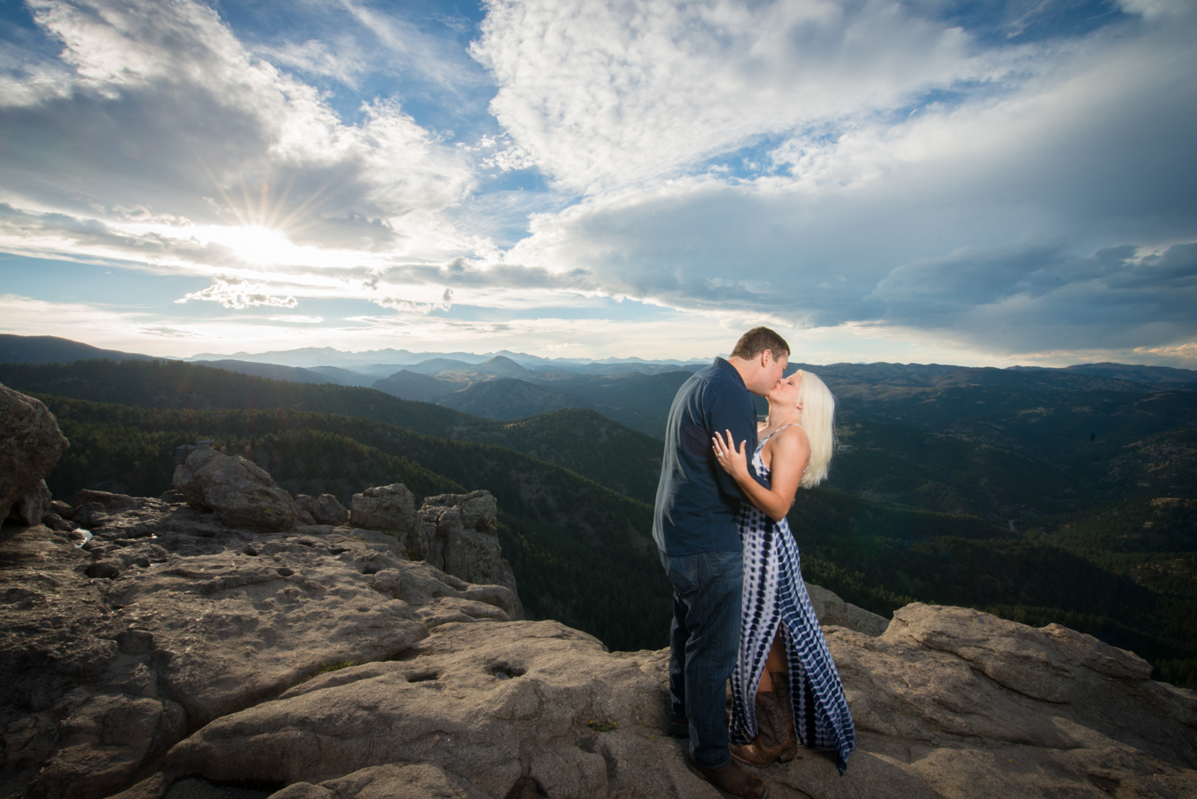 Proposal at Lost Gulch Overlook on Flagstaff Mountain