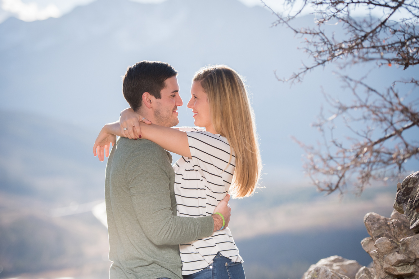 Proposal at Sapphire Point Overlook Outside Breckenridge, CO