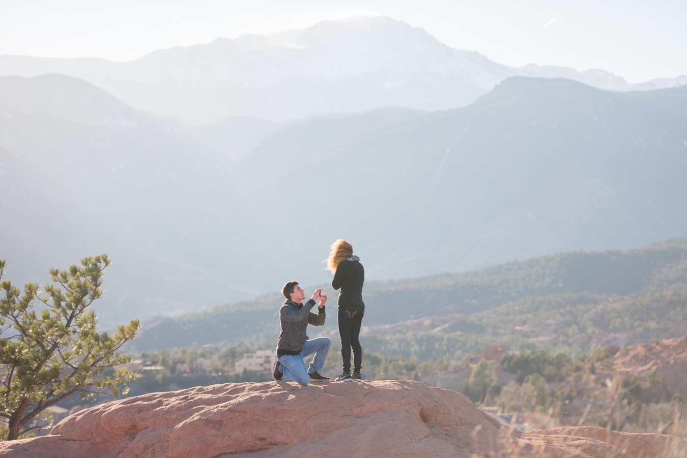High Point Overlook in Colorado Springs Outside Garden of ...