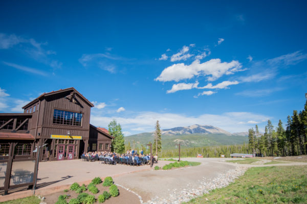 Wedding at Ten Mile Station in Breckenridge with Night Pics
