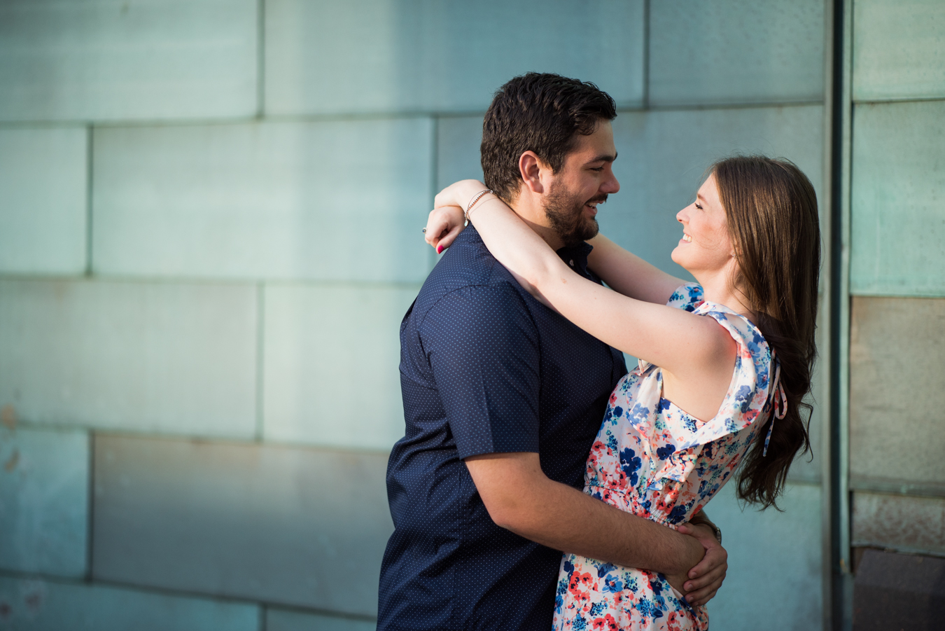 Engagement At Wynkoop Bridge Downtown Denver