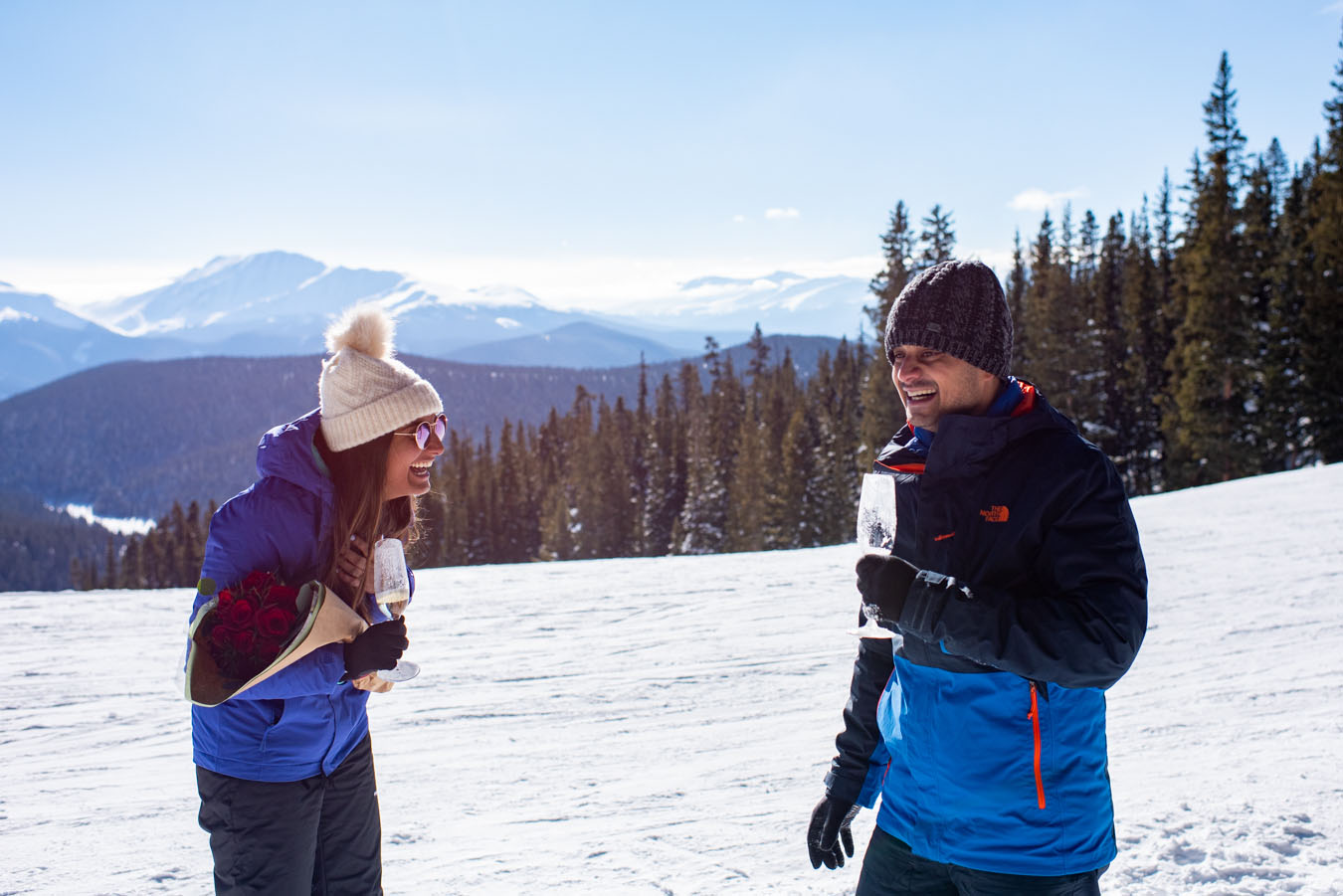 Proposal Near The Alpenglow Stube In Keystone   Keystone Alpenglow Stube Proposal December Vibrant Photos 