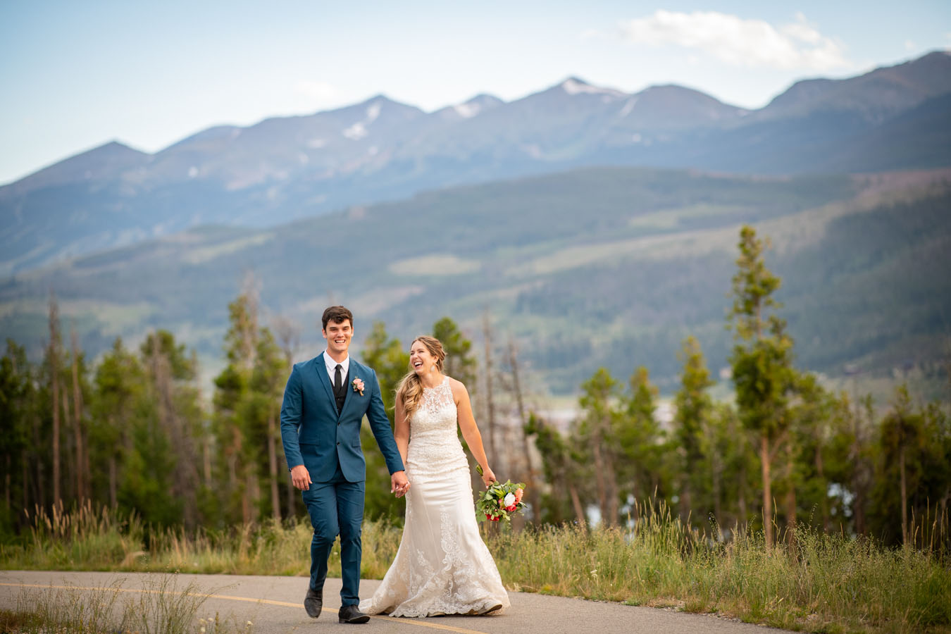 Wedding at Sapphire Point Overlook with an Amazing Sunset