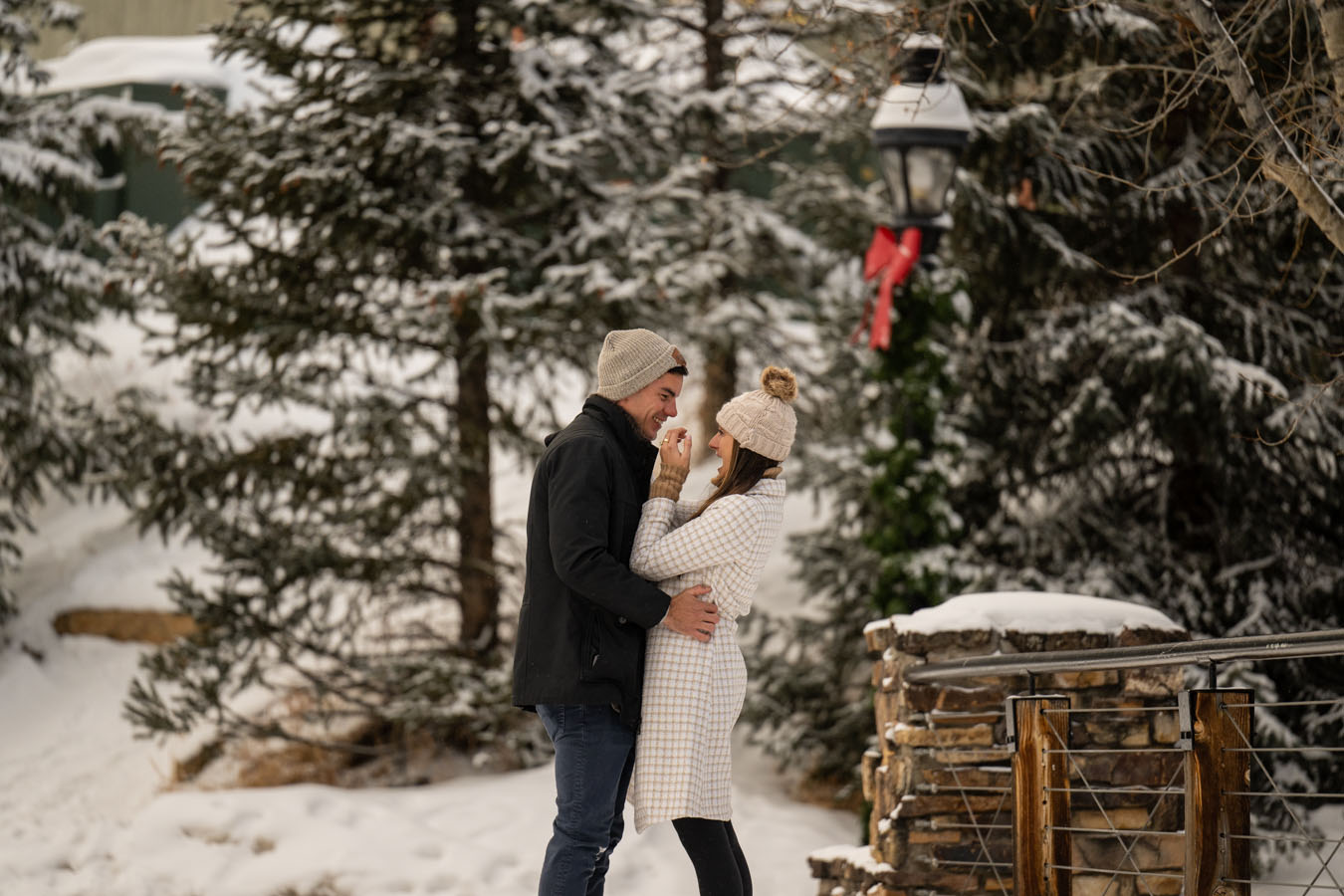 Breckenridge Proposal Downtown Photojournalism Colorado Wedding 