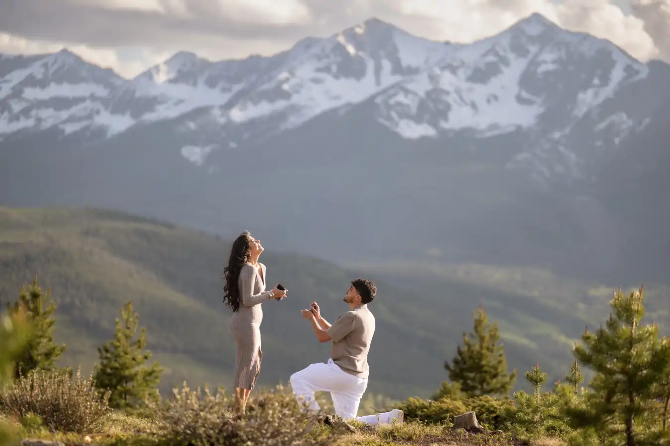 Proposal with Hidden Photographer in Colorado