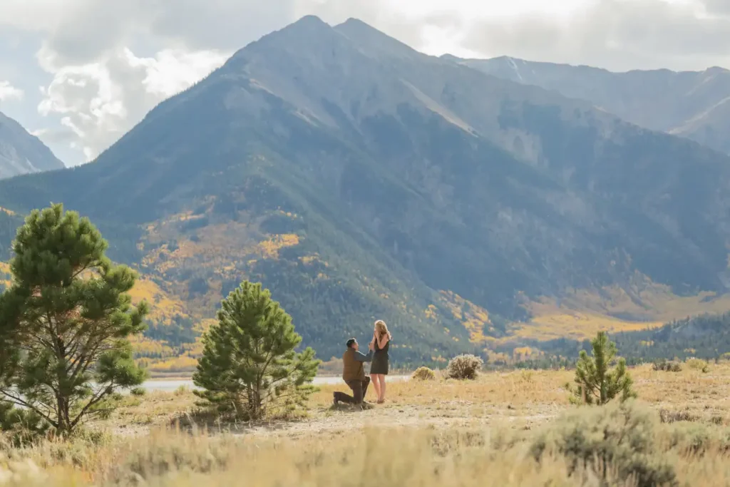 Twin Lakes Fall Proposal Getting Engaged