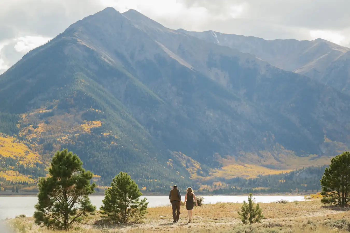Twin Lakes Fall Proposal with Hidden Photography