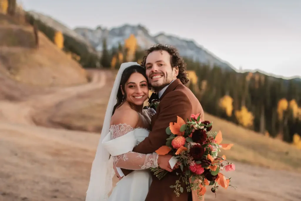 Telluride Fall Colors Wedding Dusk Trail