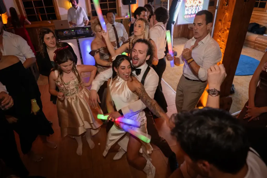 Telluride Gorrono Ranch Fall Wedding Reception Party Candids