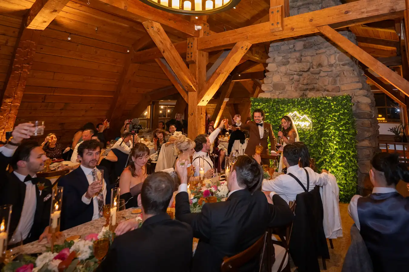Telluride Gorrono Ranch Wedding Final Toast