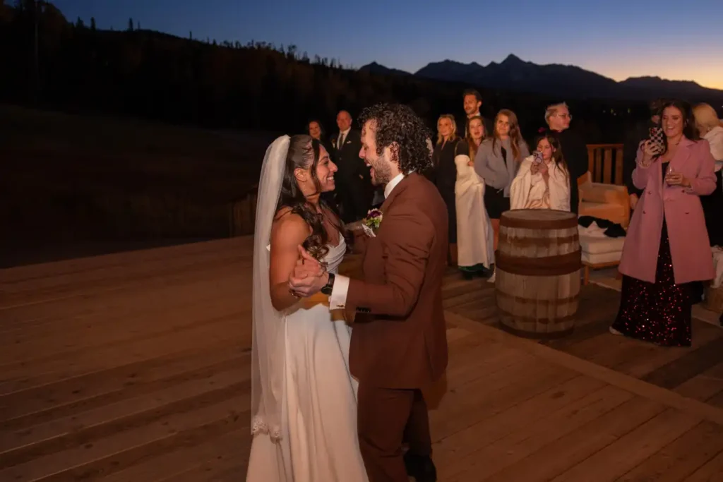 Telluride Gorrono Ranch Wedding First Dance