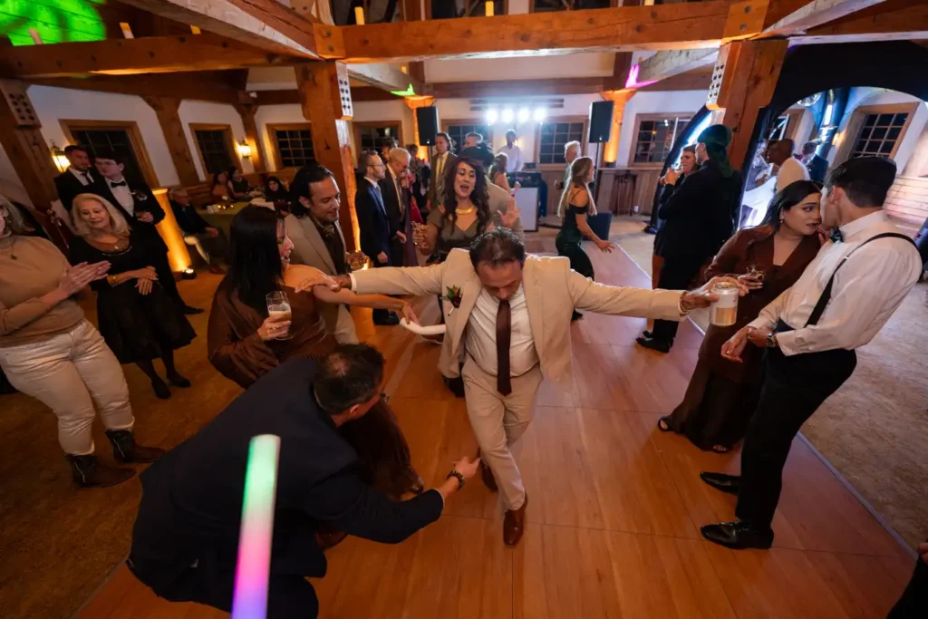 Telluride Gorrono Ranch Wedding Reception Dancing Dad