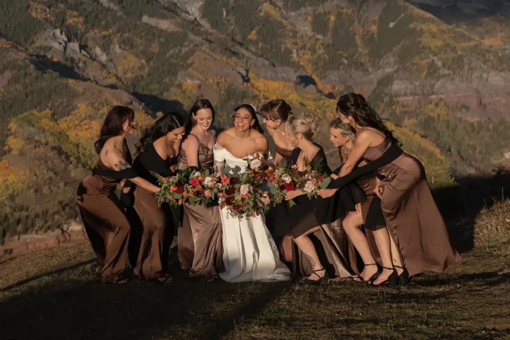 Telluride San Sophia Overlook Wedding Bridemaids