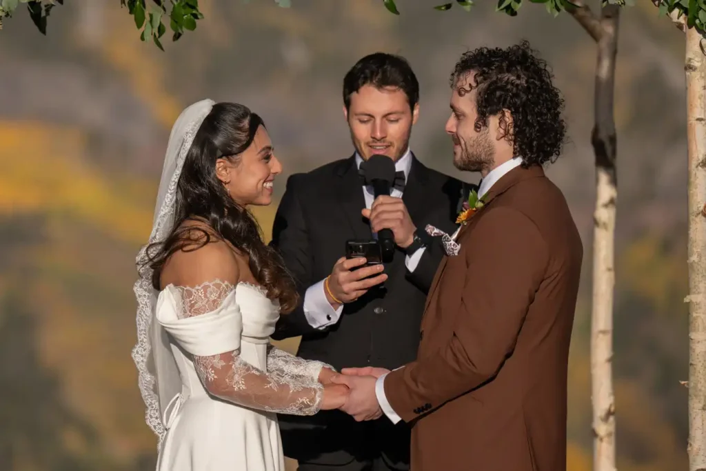 Telluride San Sophia Overlook Wedding Ceremony With Officiant