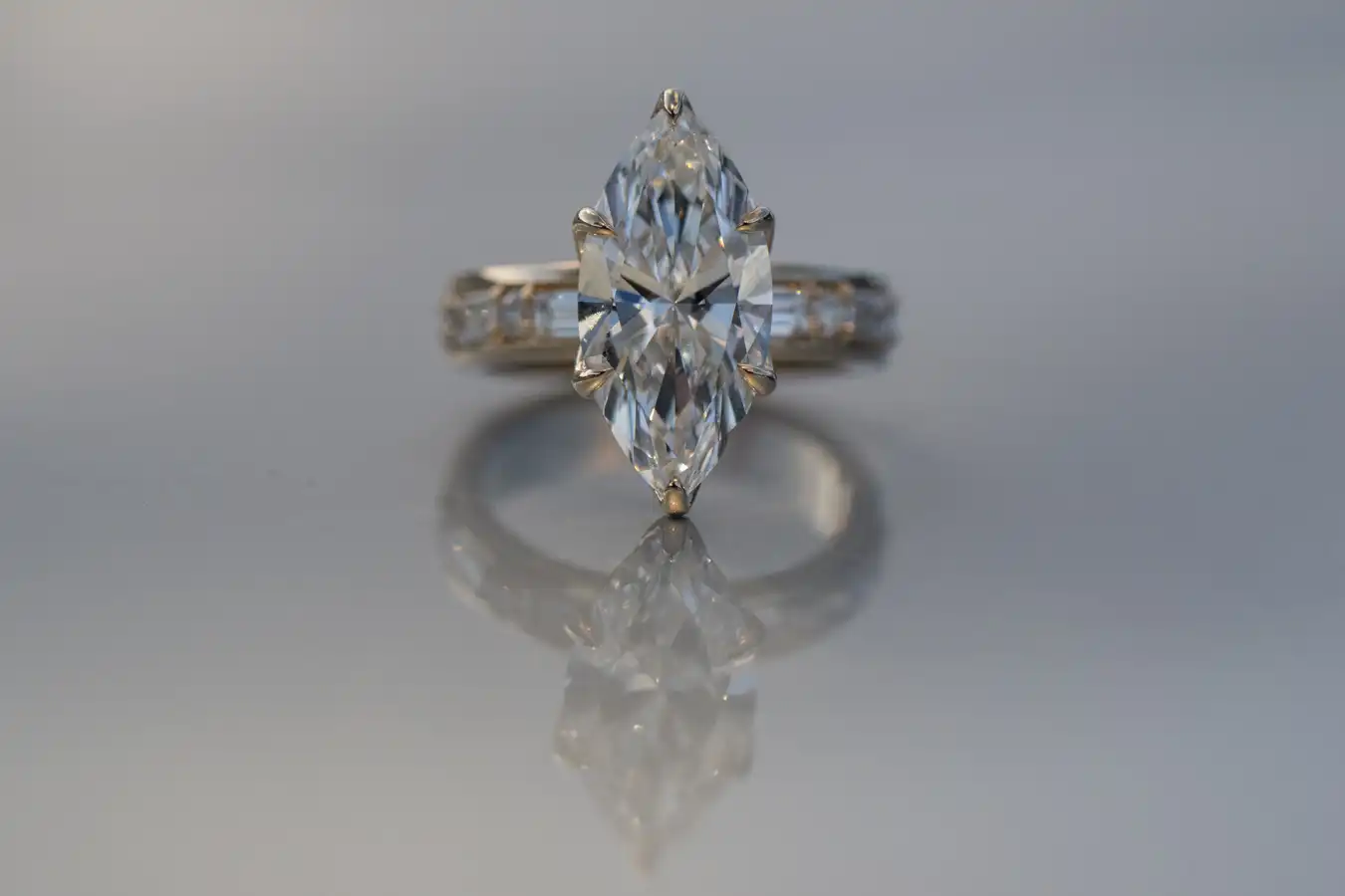 Warm February Proposal Sapphire Point Overlook Engagement Ring