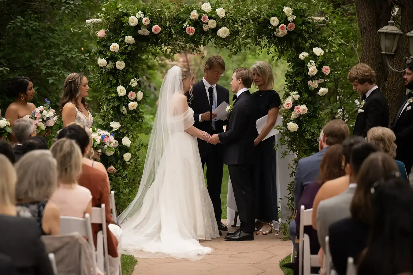 Boulder Creek Wedgewood Wedding Creekside Ceremony Two Officiants