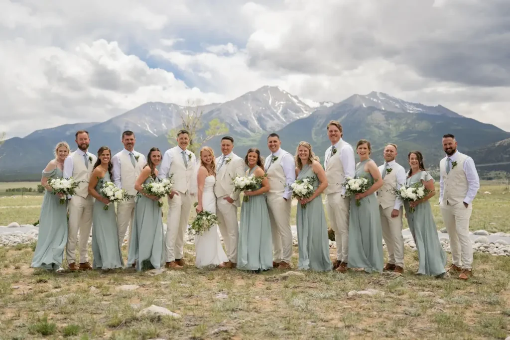 The Barn at Sunset Ranch Wedding Bridal Party Every Other