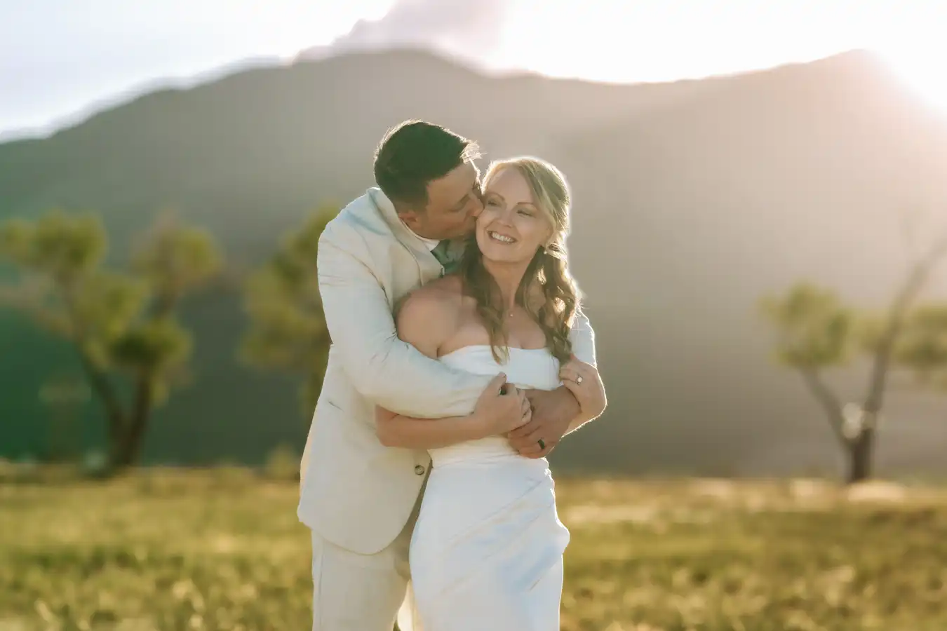 The Barn at Sunset Ranch Wedding Sunset