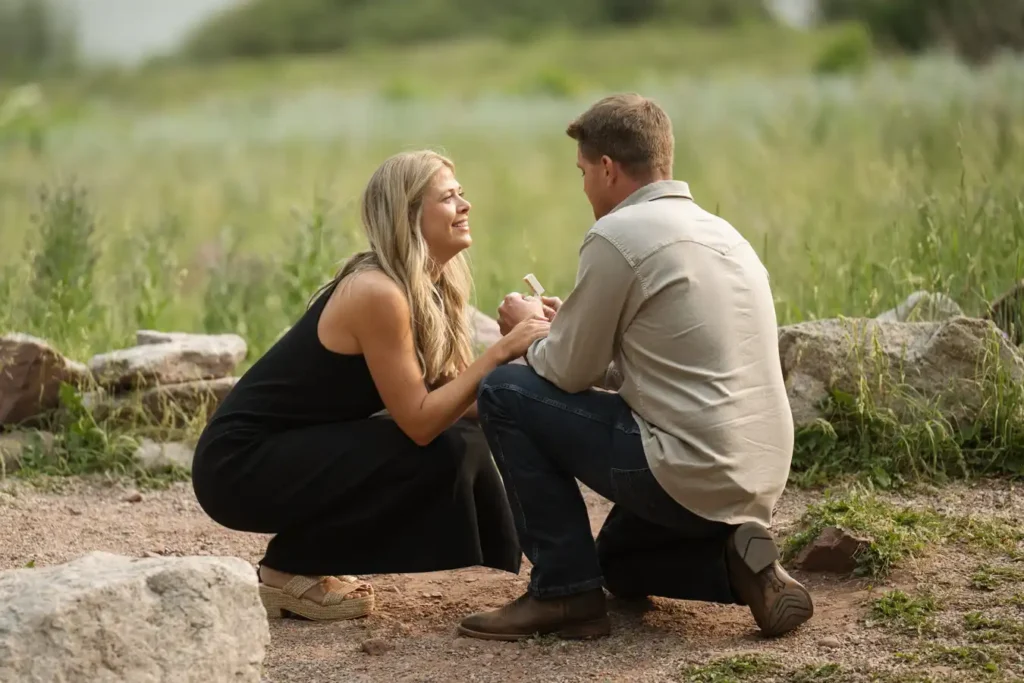 Maroon Bells Proposal June Down on His Level