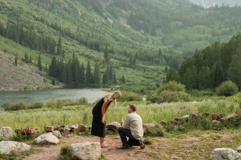 Maroon Bells Proposal June Engagement